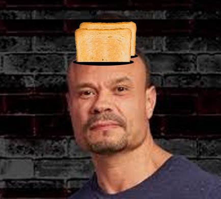 Dan Bongino blocked me years ago for this meme.  I can't help the fact his head is shaped like a toaster