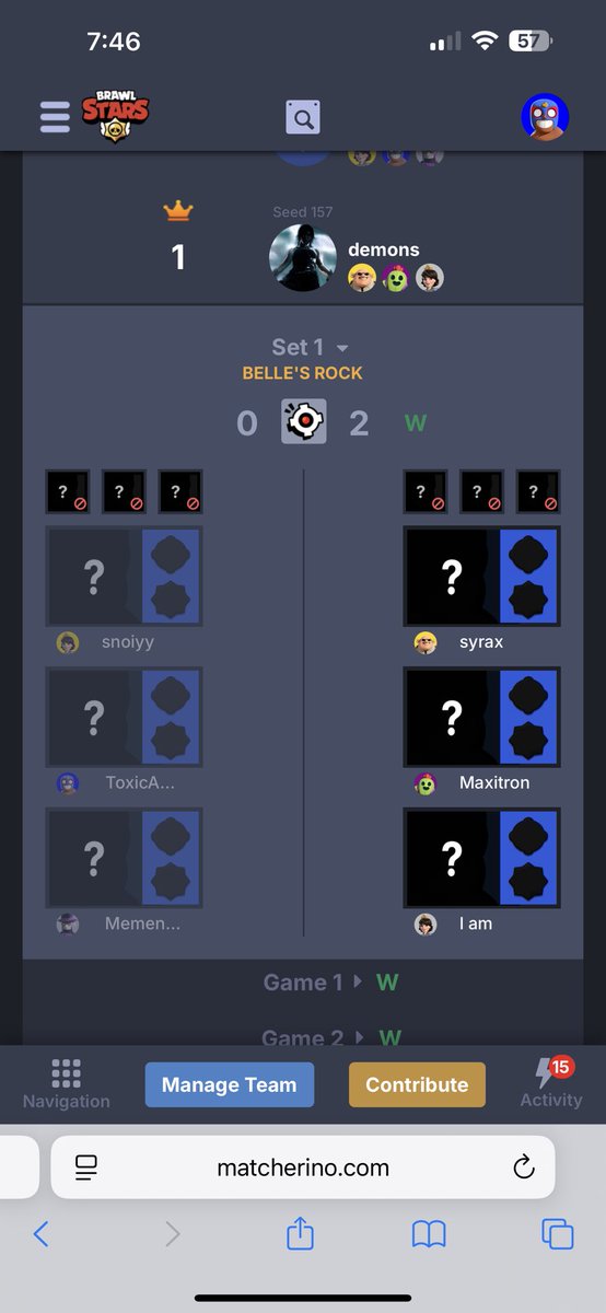 Just got dqed to randoms cus our tm8 died
