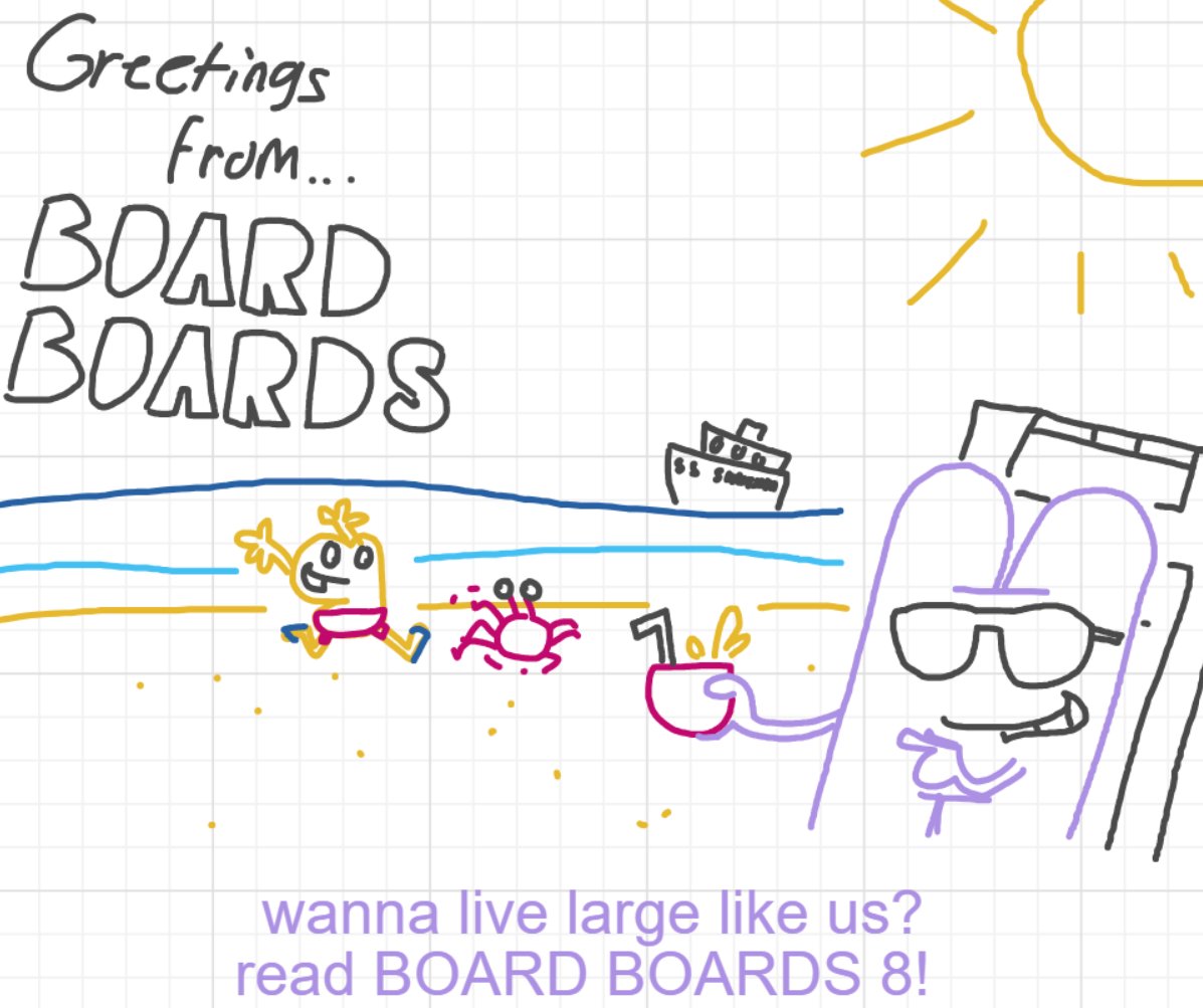 FurretWalk's tweet image. #objectshowscommunity #bfdi
BOARD BOARDS 8: THE PRIME NUMBER FEW

board boards 8 is NOW RELEASED! coming in hot at 947+ panels, this episode has got it all... action, drama, ROMANCE...?! uh, maybe? well... hey, you&apos;ll just have to see.  

read it NOW at walkingfurret.neocities.org/bbtheprimenumb… !
