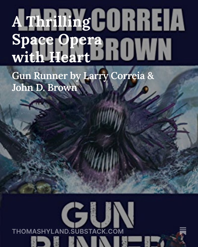 hylandian626's tweet image. A Thrilling Space Opera with Heart open.substack.com/pub/thomashyla… @monsterhunter45 @DavidJohnButler @BaenBooks @BloodyRedBaron @WatcherDamned @WaagBooks @allyauteurs1138 @BlueOfShoe @bpardoe870 @HermanPHunter1