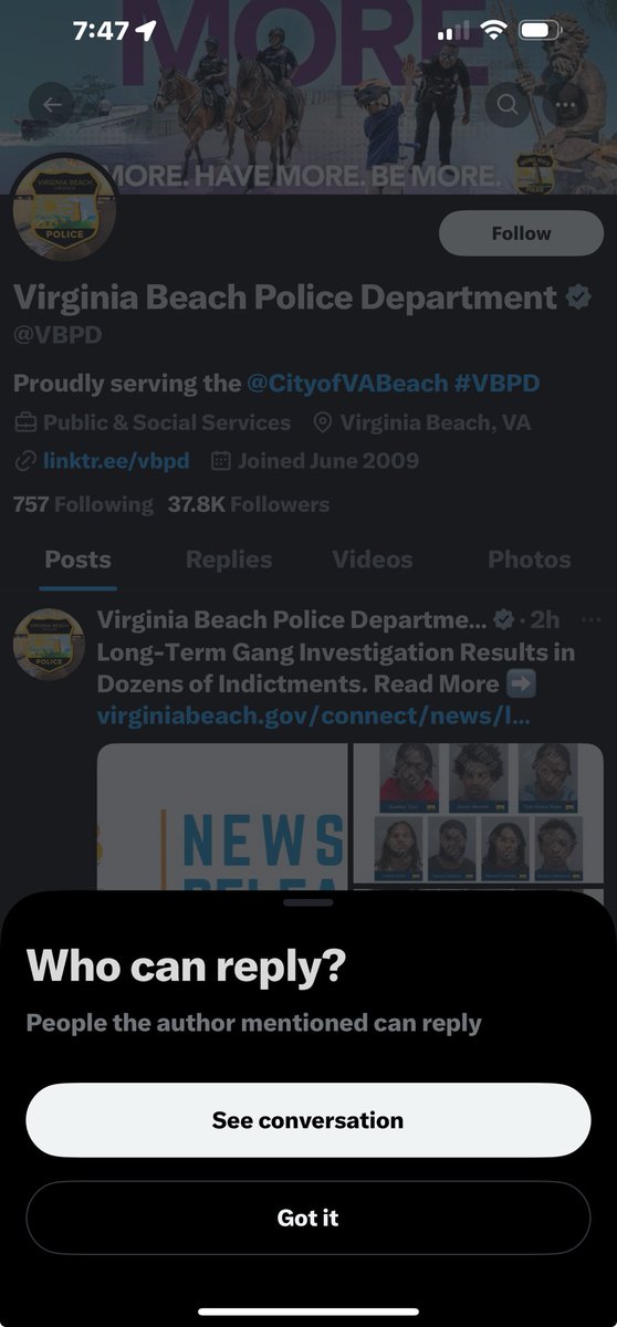 1solpalace's tweet image. #VBPD  this is unreal yall have to turn off (reply button) because your department let a child porn producer go and lied about it , admission of guilt i would say !
