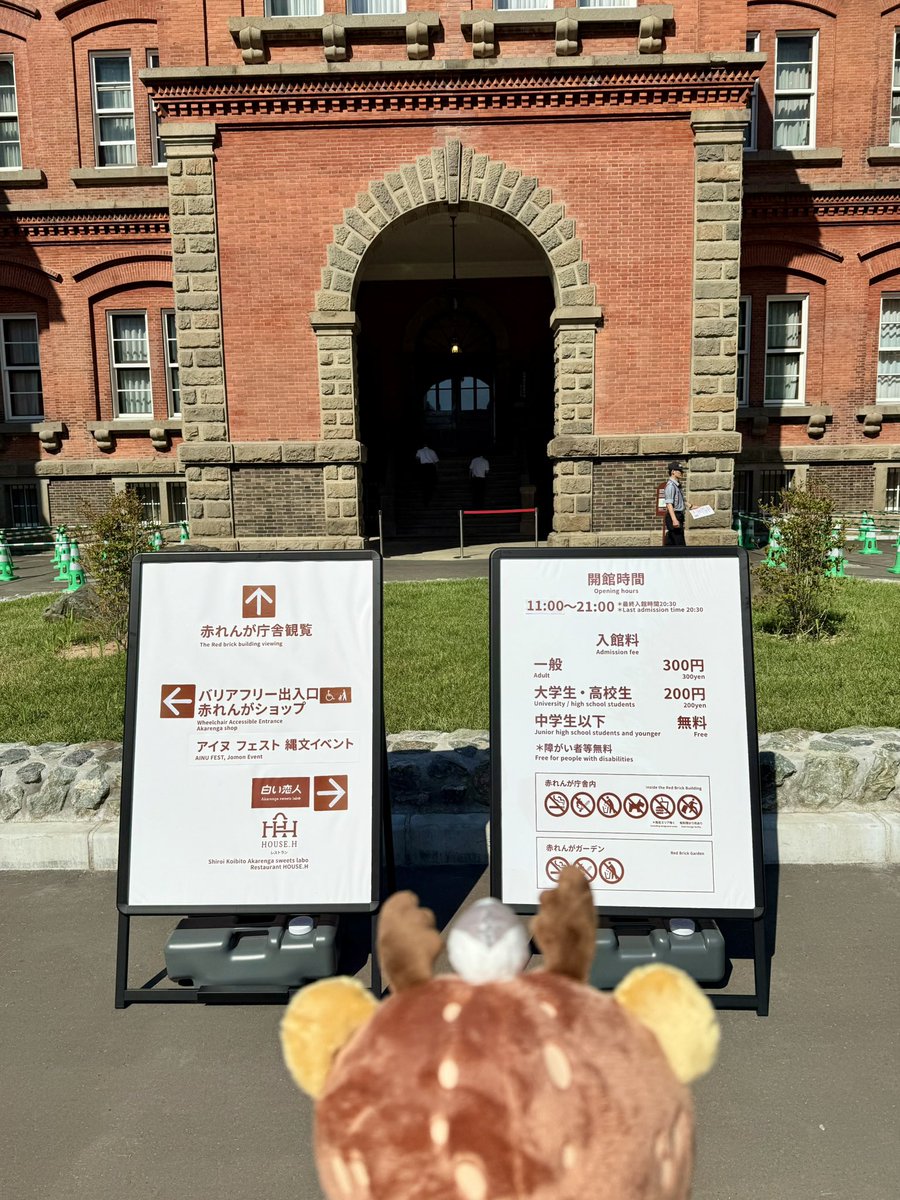 kyunchan_dc's tweet image. キュン💕
おはキュン💕
いよいよ今日、赤れんが庁舎のリニューアルオープンキュン✨
わくわくするね💕
赤れんがショップは、2枚目〜4枚目みたいに看板が設置されているから、迷わず遊びに来れると思うキュン💕💕
今日も暑いから、暑さ対策はしっかりしてきてほしいキュン!!☀️
#キュンちゃん…