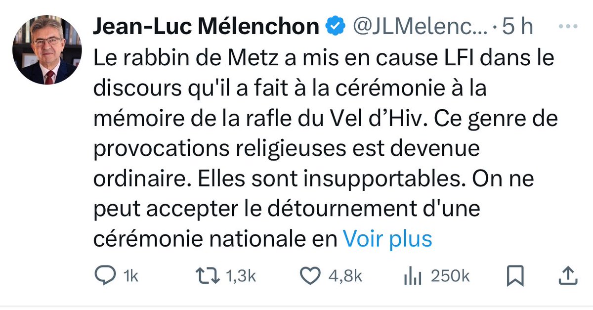 jsferjou's tweet image. Pas d’inquiétude, cher Jean-Luc Melenchon : Emmanuel Macron ne manquera pas de reconnaître l’Etat de la France insoumise sous peu 

Tous les juifs qui font rien qu’à vous embêter pourront en être expulsés