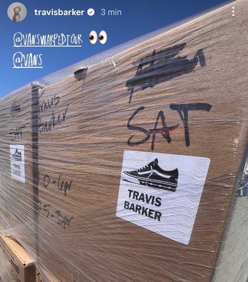 blink182py's tweet image. VANS X TRAVIS BARKER | Al parecer las Old Skool personalizadas de Travis Barker estarán disponibles en el Vans Warped Tour 2025 que empieza este Sábado 26 de julio en Long Beach, Ca 🔥