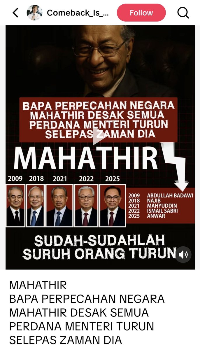 FadzillahA99179's tweet photo. @malaysiakini He is right https://t.co/IFWONh7ndV