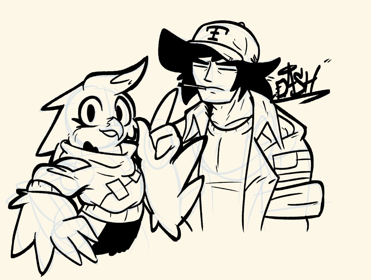NotDashboard's tweet image. rhea and leon