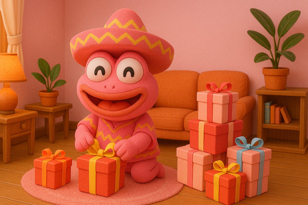 Everyone loves gifts…
Some unwrap them. Some give them away.
Pepito hides them.

What about you? 👀

Stay tuned to our X. 🎁🐸

$LYX $PEPITO #LUKSO