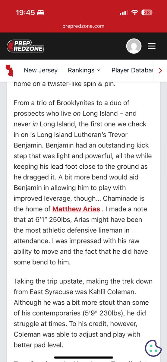 Matthew Arias (@matthewarias09) on Twitter photo Thank you <a href="/BrendanScoutsNJ/">Coach Brendan</a> for the write up! Can’t wait for this upcoming season! <a href="/PrepRedzoneNY/">Prep Redzone New York</a> <a href="/PrepRedzoneNJ/">Prep Redzone New Jersey</a> <a href="/coache57/">Tom Elder</a> <a href="/CoachClaro/">Tom Claro</a> <a href="/Chaminade_FB/">Chaminade Flyers Football</a> Thank you <a href="/BrendanScoutsNJ/">Coach Brendan</a> for the write up! Can’t wait for this upcoming season! <a href="/PrepRedzoneNY/">Prep Redzone New York</a> <a href="/PrepRedzoneNJ/">Prep Redzone New Jersey</a> <a href="/coache57/">Tom Elder</a> <a href="/CoachClaro/">Tom Claro</a> <a href="/Chaminade_FB/">Chaminade Flyers Football</a>