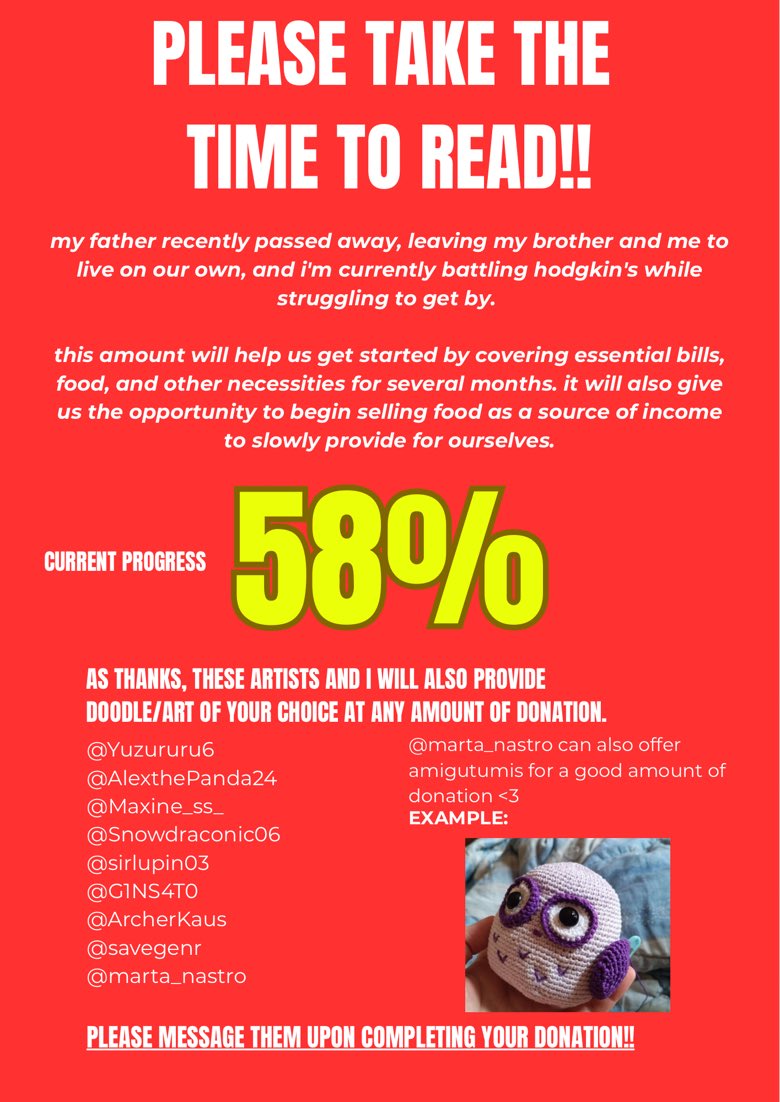 mikinitee's tweet image. i ask of your attention please. it has been stuck st 58%.
please help me reach my goal. anything can really help me and my brother at this tough time
your help will not go unnoticed.
ko-fi.com/mikiyoo0
#omori #OMORIFANART #fanart