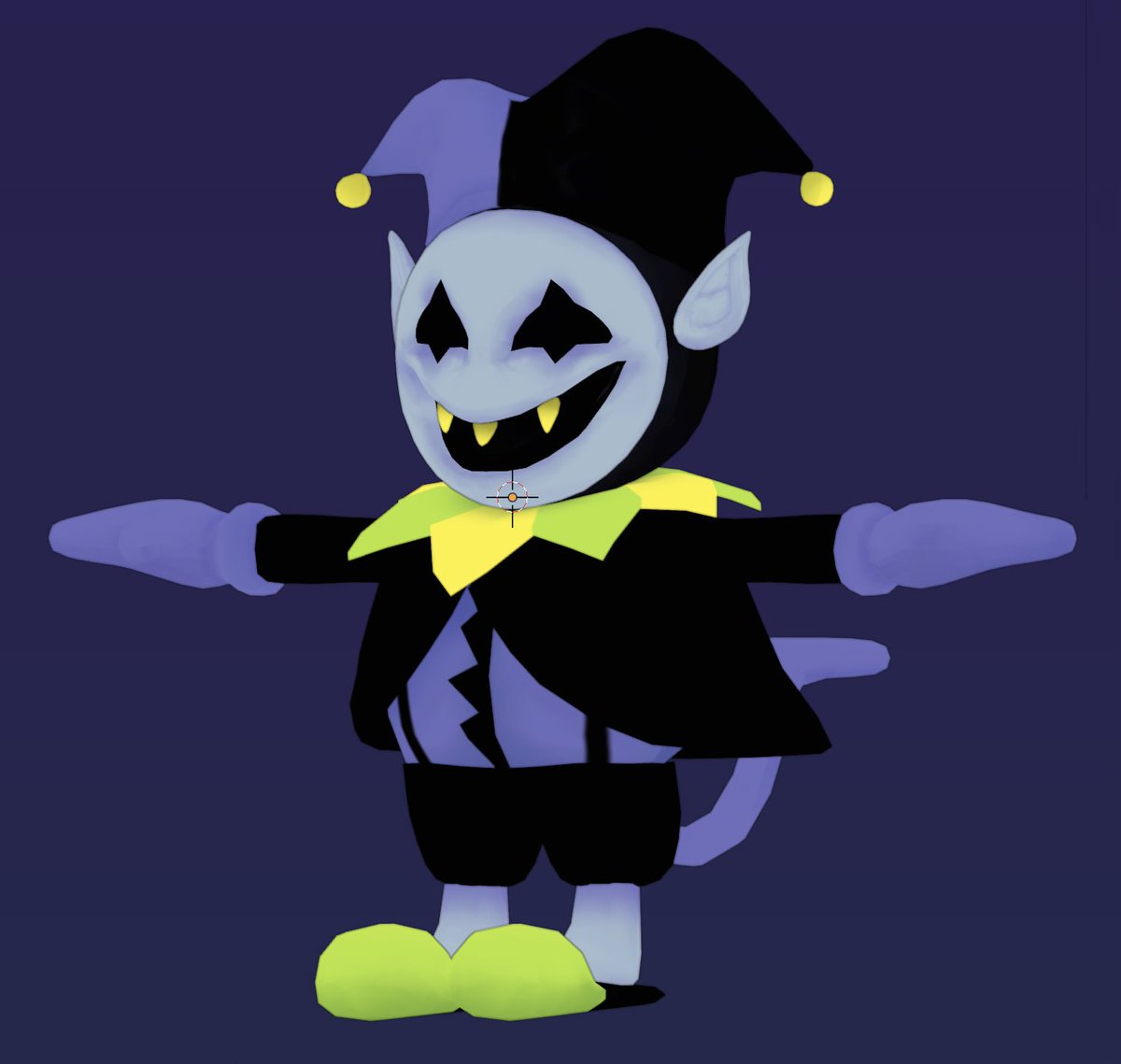 Giorno_cc's tweet image. Finished model #DELTARUNE