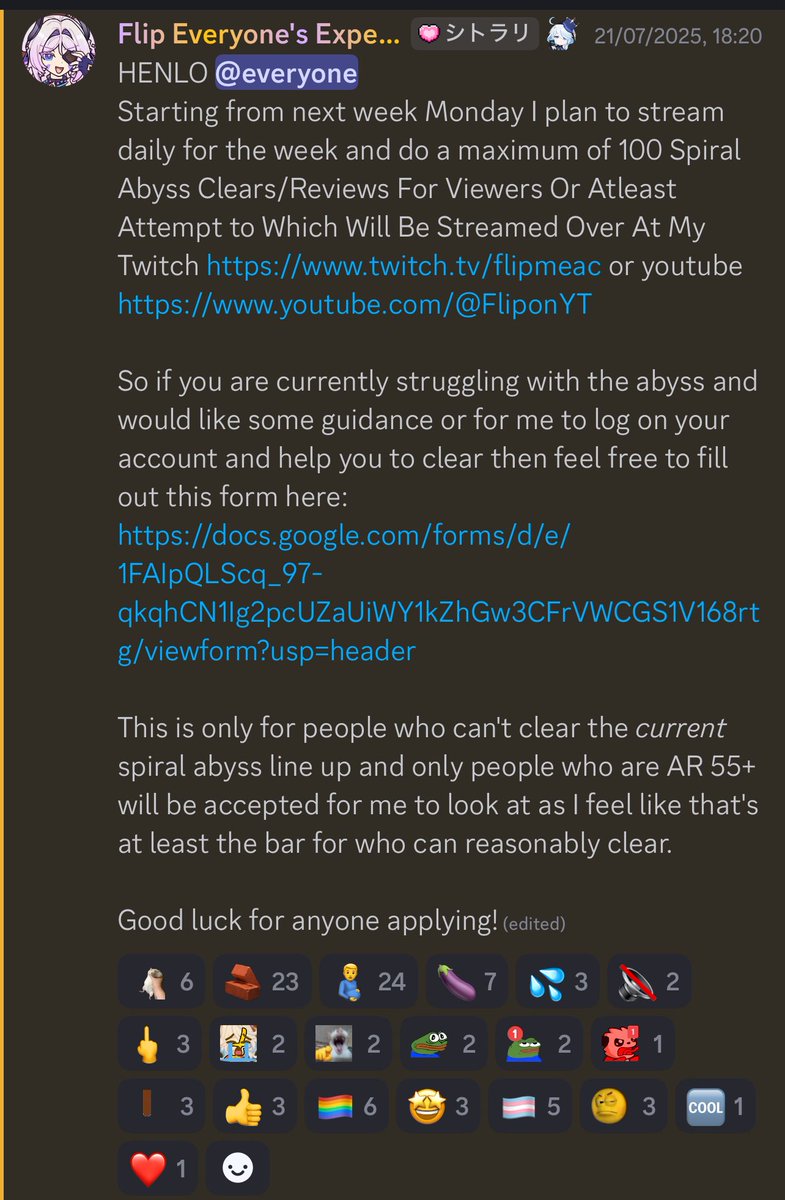 FlipMeAC's tweet image. Can more people apply to this I need the content!
docs.google.com/forms/d/e/1FAI…