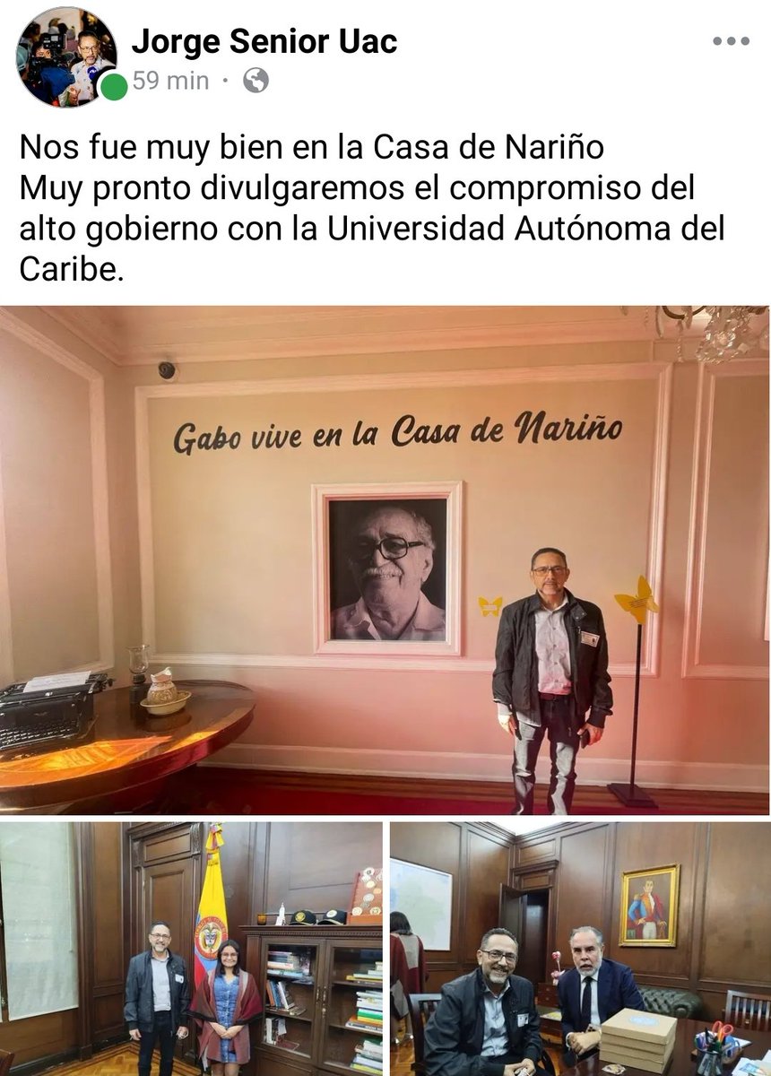 JorgeSeniorUac's tweet image. Trabajamos por viabilizar una solución estructural para la universidad que abra grandes perspectivas para la institución, con gran impacto en la Región Caribe y en los indicadores de educación superior de @Mineducacion
@DanielRMed @ricardomorenoII
