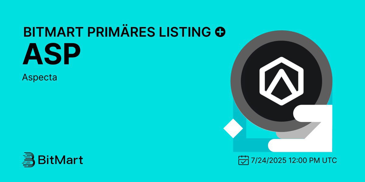 BitMart_DE's tweet image. #BitMart kündigt das Primary Listing von Aspecta (ASP) @aspecta_ai 🔥
Aspecta ist eine Blockchain-Infrastruktur, die intelligente Attestierungen und Preisermittlung für Billionen an illiquiden Vermögenswerten ermöglicht. Sie erschließt Liquidität über den gesamten Lebenszyklus…