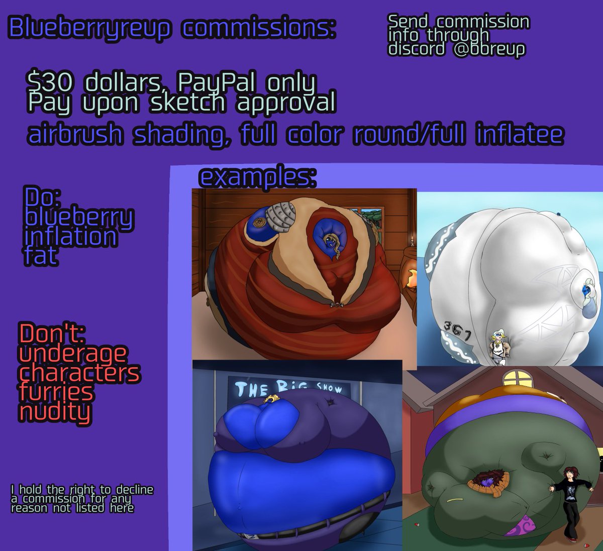 🚨 OFFERS OPEN!  🚨 
BUY 2 GET 1 HALF OFF
message at <a href="/bbreup/">ابراهيم .</a> on discord to get yours!