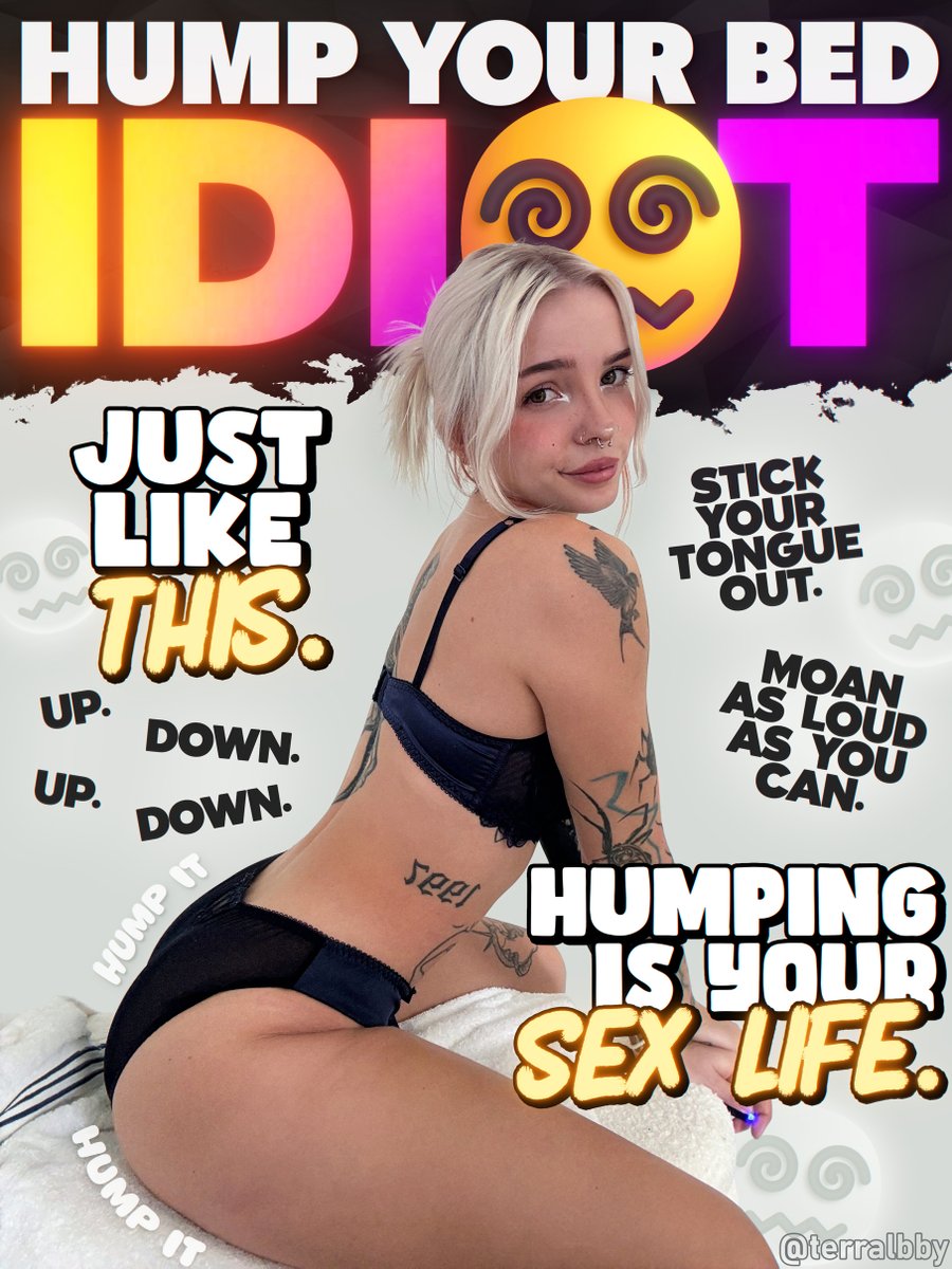 terralbby's tweet image. Grab the sheets, fuck your pillow, make all those embarrassing sounds.
Who needs a girlfriend when you can have sex with your bed whenever you want 😵💫