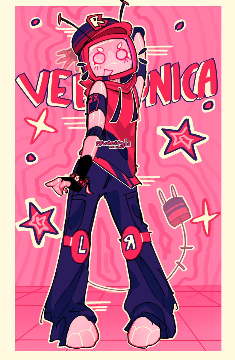 vanityls's tweet image. yippeeeee i love drawing unreleased characters #Forsaken #forsakenroblox #veeronica