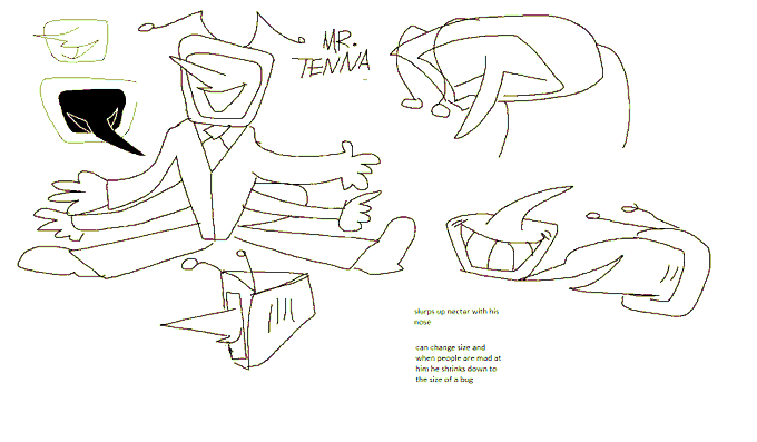 Rozingaround's tweet image. “Tenna has four hands.”

This is a quick doodle that was inspired by Toby’s concepts for Tenna, figured I should draw all the Tenna ships that are epic.( I’m a proud multishipper 🫡)

#tennaDeltarune 
#Queentenna 
#mettatenna 
#battenna 
#spamtenna