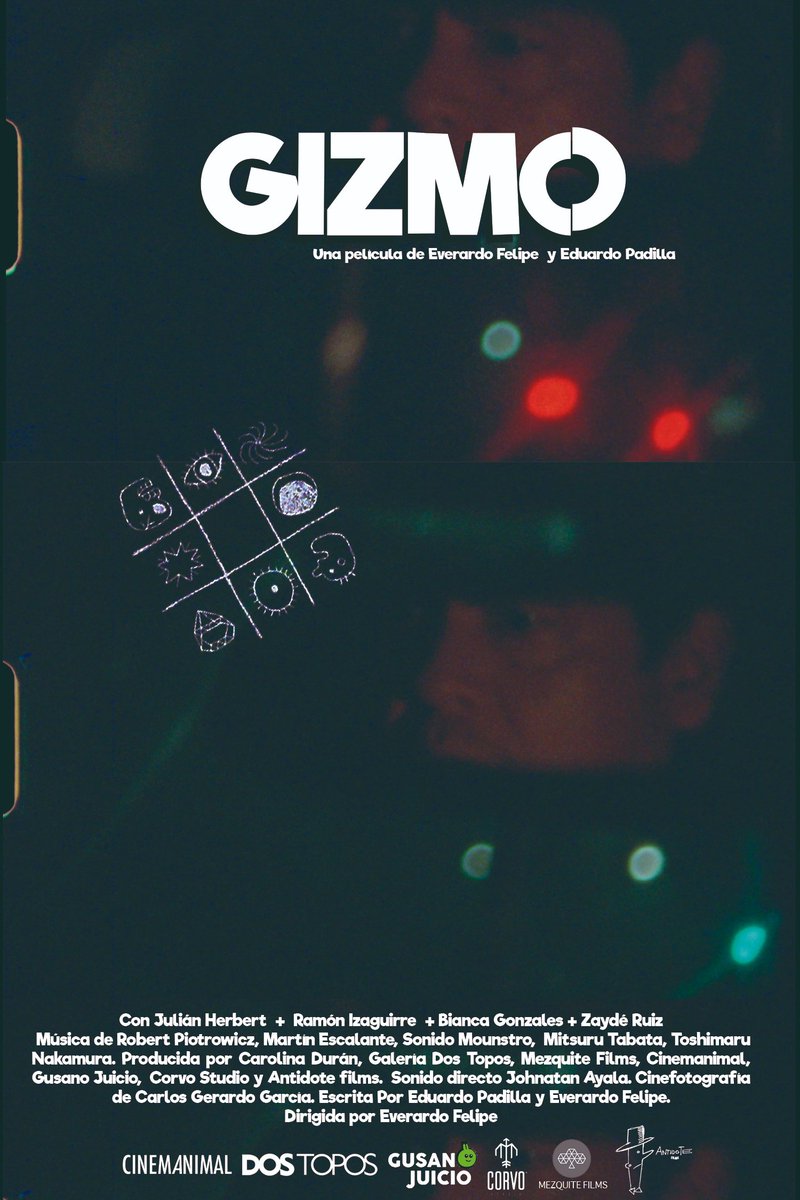 CinetecaMexico's tweet image. #EnCartelera 🎬
Filmada en 16 y 8mm, GIZMO (México, 2024) será proyectada el domingo 27 de julio en Cineteca Nacional México 🔴 con presencia del director Everardo Felipe, el coguionista Eduardo Padilla y los actores Julián Herbert y Gibran Portela. Acompáñanos a este intimo…
