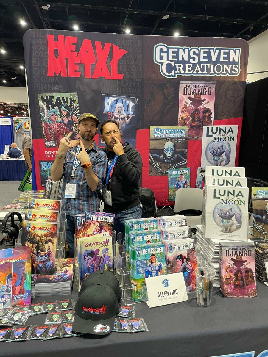 Heavy Metal's back in a big way at SDCC 2025! Our Editors are wandering around the Con, make sure to say hi if you see em! 
Stop by booth #4804 where we're hosting a HEAVYS Listening station to grab an exclusive Comic Con discount! and say hi to our product guy Blake🤘
#sdcc2025
