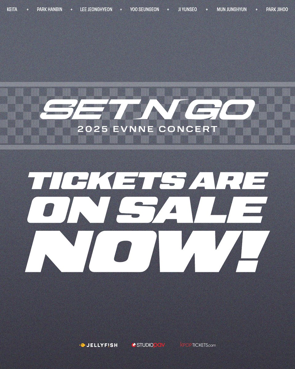 StudioPAVEurope's tweet image. #ENNVE, all Benefit Packages and concert admission tickets are on sale for 🏁 2025 EVNNE CONCERT 'SET N GO' EUROPE 🏁
🔗 kpoptickets.com/collections/st…
🚨 Note the VVIP and VIP Benefit Packages DO NOT include concert admission. They are just ADD ON packages available for all ticket…