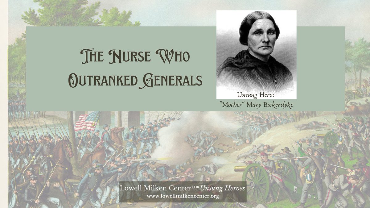 Mary Ann “Mother” Bickerdyke revolutionized battlefield medicine, building 300+ hospitals during the Civil War. Her mission? Life, not sides. Sherman said, “She outranks me.” Learn more about this unstoppable hero: bit.ly/3eFPBak #UnsungHeroes #WomenInHistory