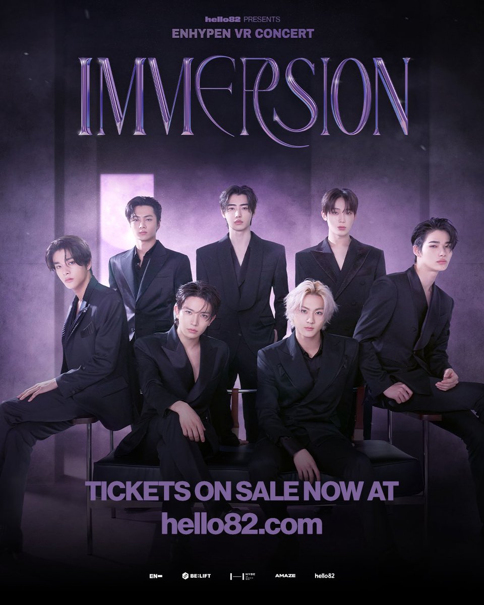 hello82PRESENTS's tweet image. &lt;ENHYPEN VR CONCERT : IMMERSION&gt; in the U.S.
Lights, Camera, IMMERSION 🎥✨ Secure your spot at the VR concert now!
Grab your tickets at hello82.com TODAY!
🔗 bit.ly/3TT9HS7
@ENHYPEN @AMAZE_VR
#ENHYPEN #엔하이픈 #IMMERSION #ENHYPENVRCONCERT #AmazeVR…