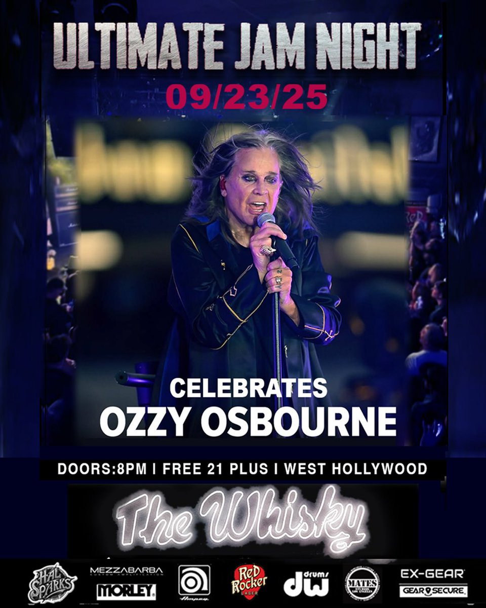 SAVE THE DATE! 

On September 23rd… we will celebrate the Prince of Darkness… OZZY! 

#ripozzy