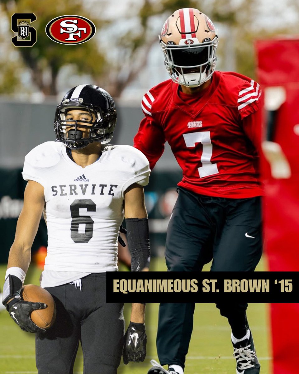 6, 7, 8… Equanimeous St. Brown ‘15 has signed with the San Francisco 49ers as he enters his eighth season in the NFL‼️

#foreverafriar