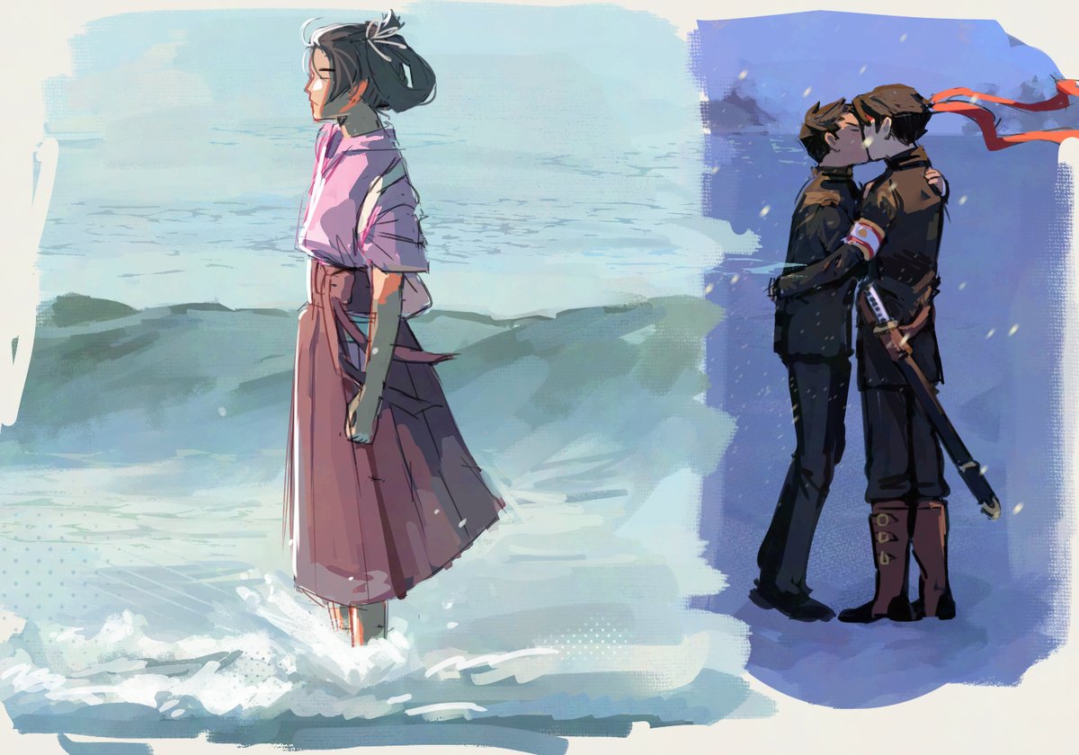 boobyfulbright's tweet image. background and color practice pt 2 #tgaa #dgs