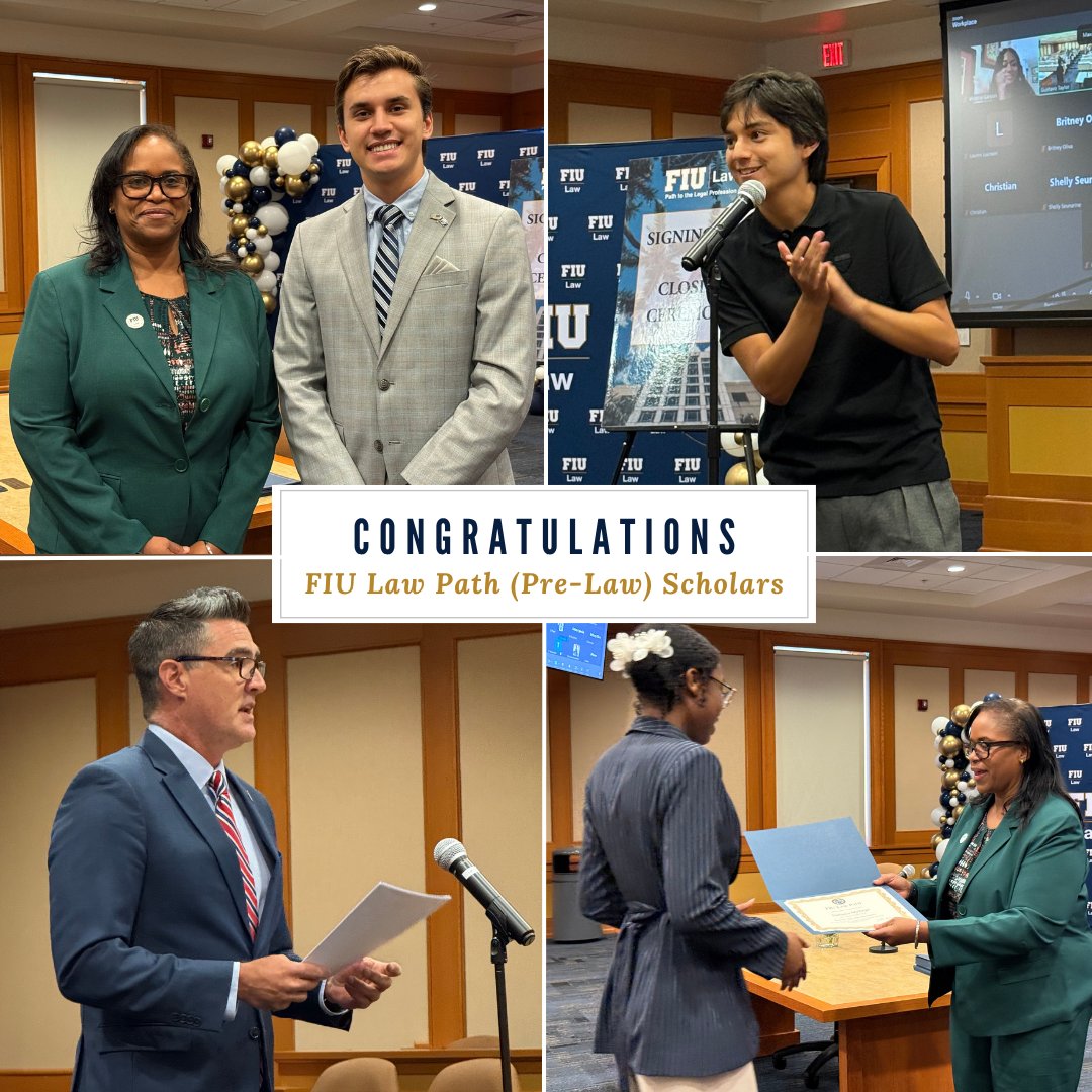 Congratulations to this year's FIU Law Path Scholars on completing the 8-week Pre-Law program! Today, we celebrated their achievements at this year’s closing ceremony as they embark on their legal journey. Read more about FIU Law Path: bit.ly/4kWrlQ7
