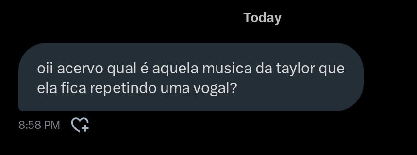 swiftacervo's tweet image. nem eu sei essa