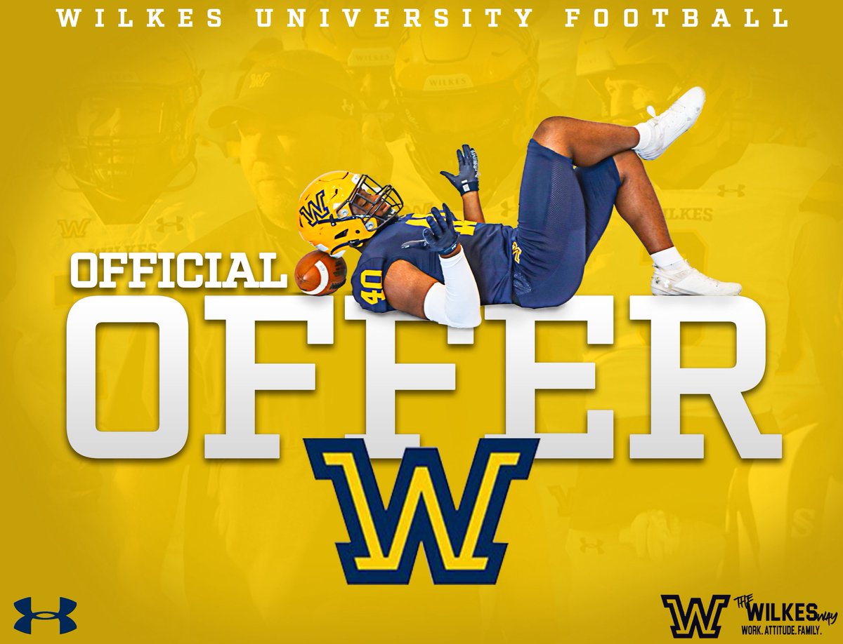 ππ3 (@richietrotman) on Twitter photo Iβm both blessed and grateful to receive my first official Division 3 offer from Wilkes University.
<a href="/EQBcoach/">EliteQB</a>
<a href="/Ambition2103/">Coach T β</a>
<a href="/JFK_Football/">Mustang Football</a>
<a href="/WilkesFootball/">Wilkes Football</a> Iβm both blessed and grateful to receive my first official Division 3 offer from Wilkes University.
<a href="/EQBcoach/">EliteQB</a>
<a href="/Ambition2103/">Coach T β</a>
<a href="/JFK_Football/">Mustang Football</a>
<a href="/WilkesFootball/">Wilkes Football</a>