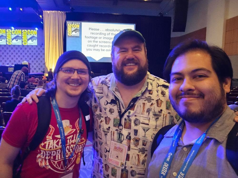 Omn1Media's tweet image. #TwistedMetal Season 2 panel was a lot of fun! Got to see 3 clips! Looks at Raven, Calypso, Mayhem, and Axel! Axel looks SICK! Met some of the cast as well!
#sdcc #sdcc2025
@Team_JVS