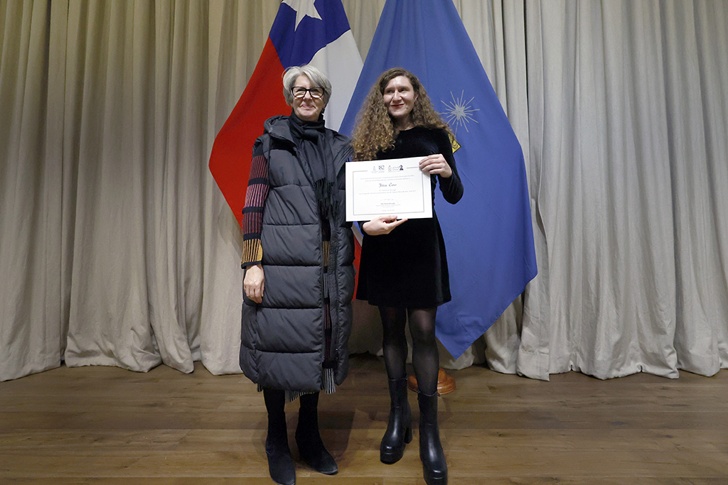 uchile's tweet image. U. de Chile premia a las ganadoras del segundo Concurso Latinoamericano de Cuentos Marta Brunet, Daniela Catrileo, Camila Caraballo y Felicia Cares uchile.cl/u230543