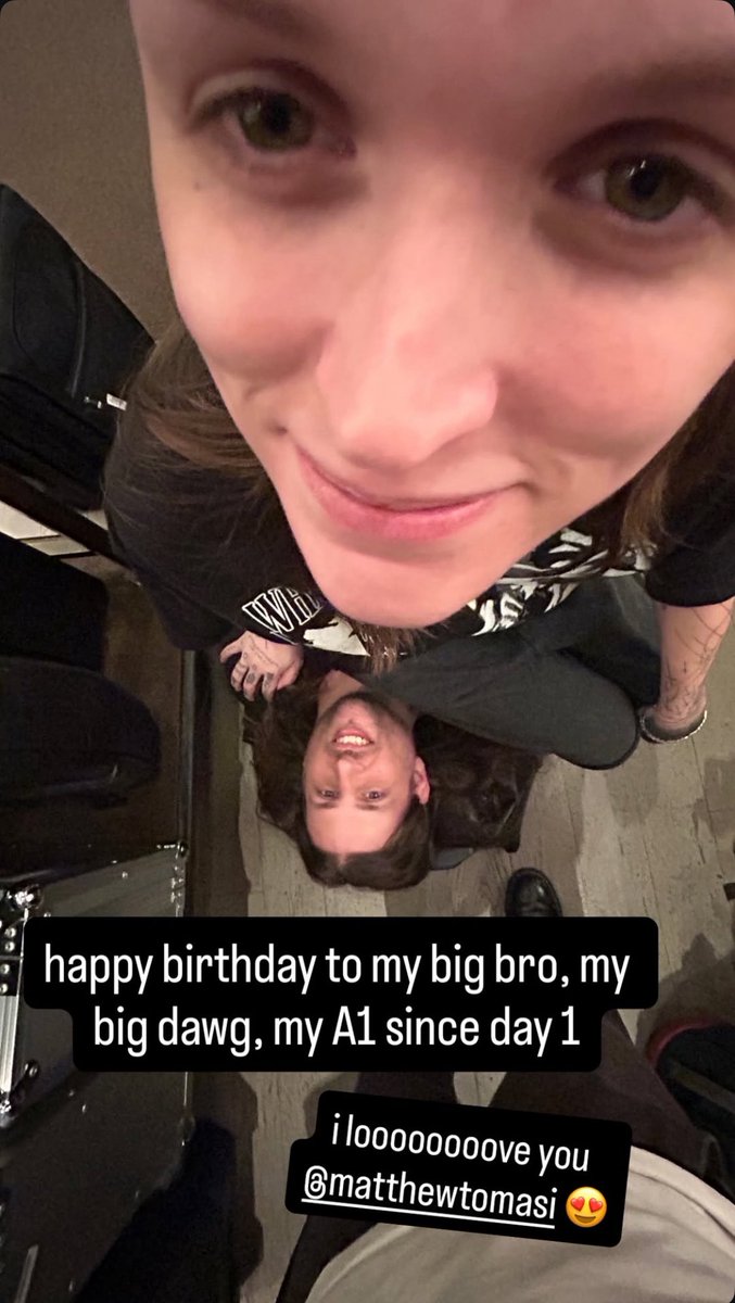 ethelcaindata's tweet image. hayden wishing matt happy birthday via instagram stories♥️