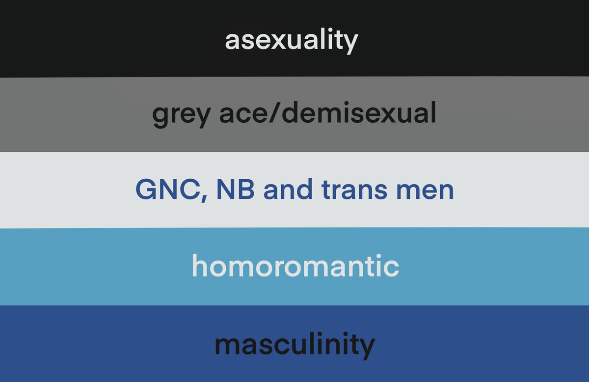 ninv2_'s tweet image. somebody mixed together the ace and mlm flags, and i thought it was so peak i wanna share it 🤧