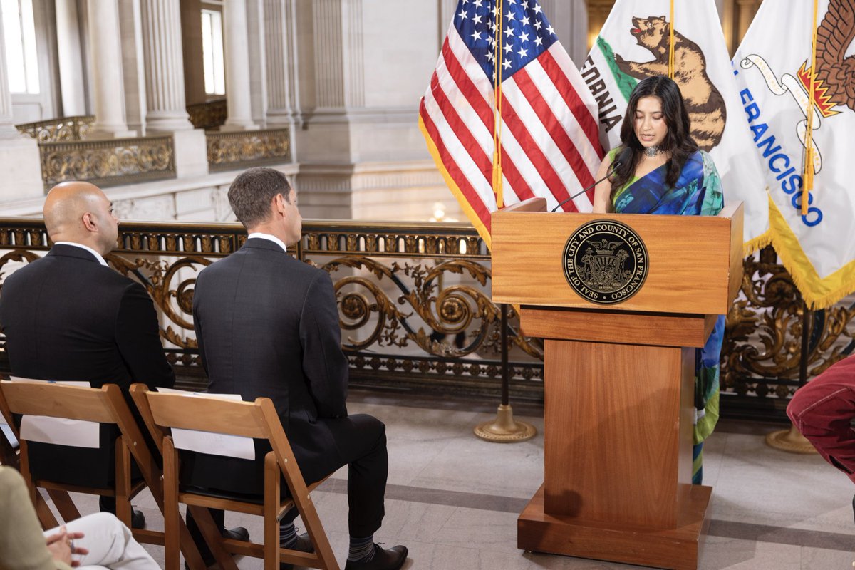 DanielLurie's tweet image. Thank you to everyone who joined us today for City Hall’s first South Asian American Heritage Month celebration. We honored the legacy that our South Asian community has built in San Francisco—through small businesses, restaurants, organizations, and our civic leaders.
Happy…