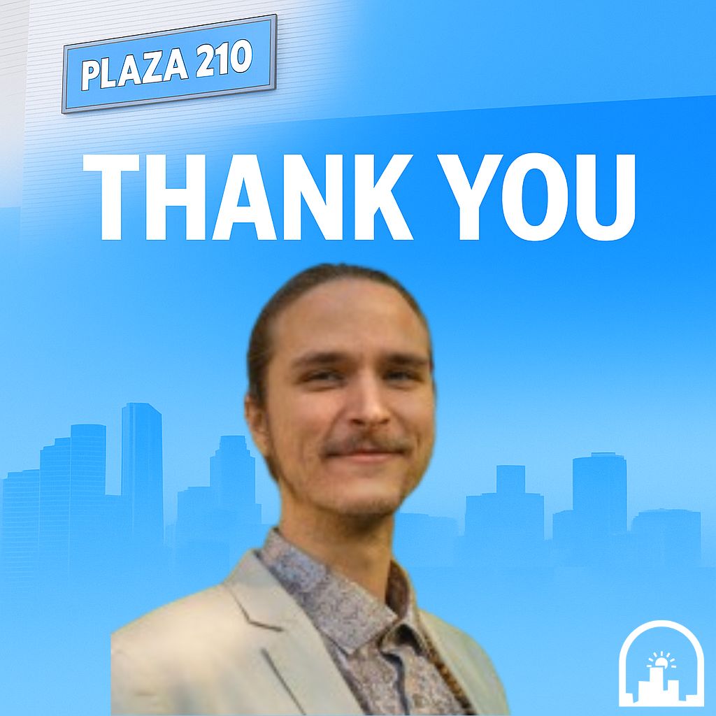 Thank you, Davis Pfund, for your generous support of Plaza 210 and The Center for Faith &amp; Business!

You’ve always been so kind and supportive, and it truly means a lot to have you standing with us on this journey. Thank you for being such an incredible human being.

---

With