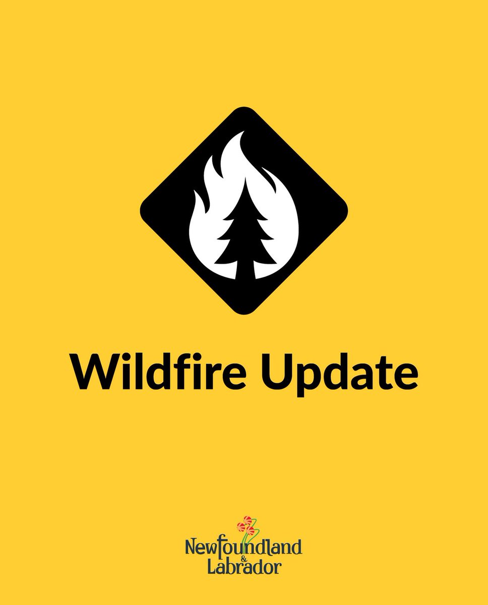 GovNL's tweet image. 📢The evacuation order remains in place for the Town of Musgrave Harbour.
This remains a hot and active wildfire with smoke, hot spots and open flame, however, there has been no growth of the fire perimeter. Ground efforts concentrated on the north and east perimeter of the…