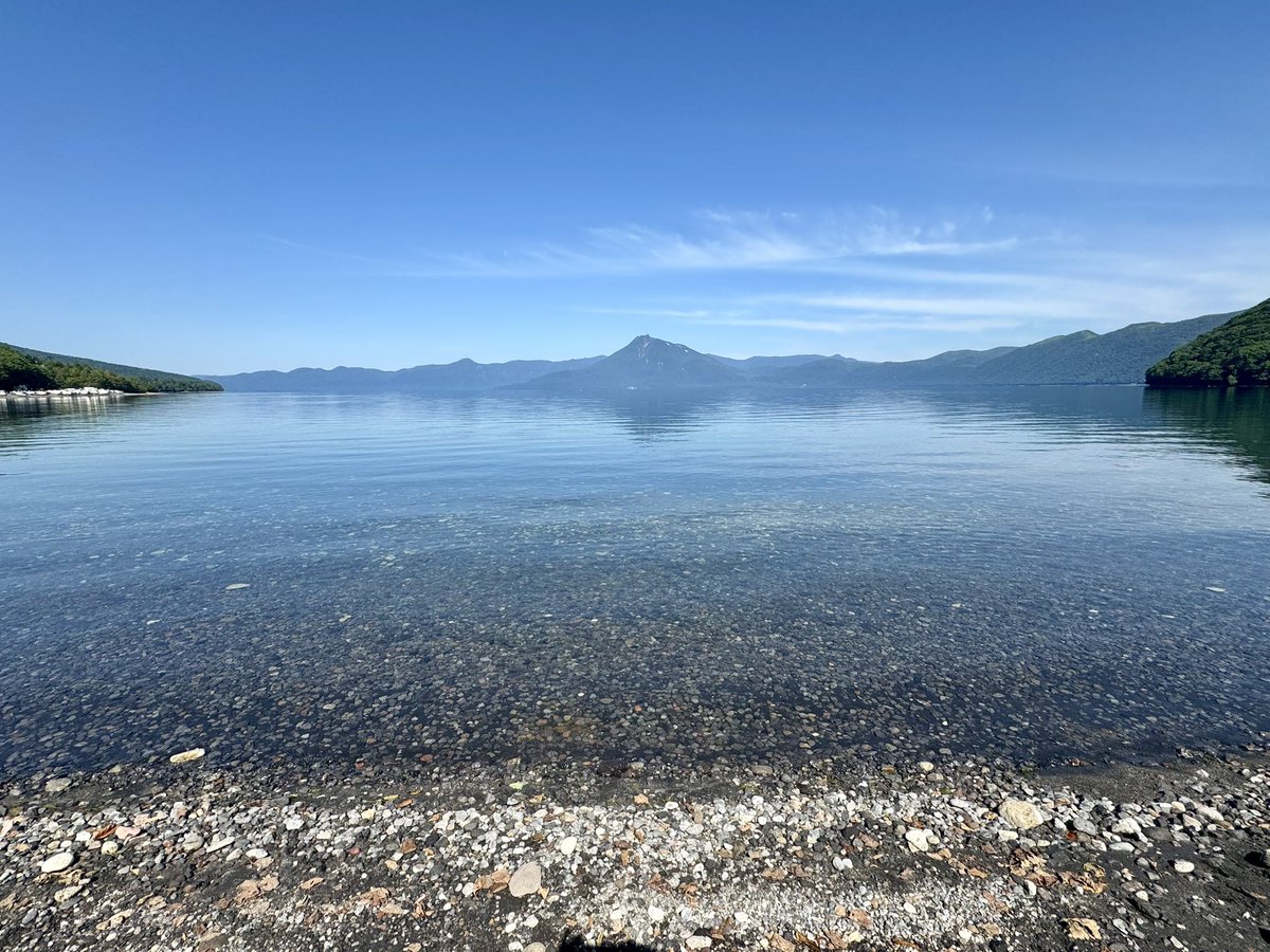 dadsweb67's tweet image. Ventured to the other side of Shikotsuko for once. Too hot to hike or ride long distance. Should have brought my togs