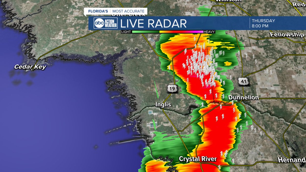 DenisPhillipsWx's tweet image. A Severe Thunderstorm Warning has been issued for parts of Tampa Bay until Jul 24 8:45PM. Download the ABC Action News App for the latest weather information.
