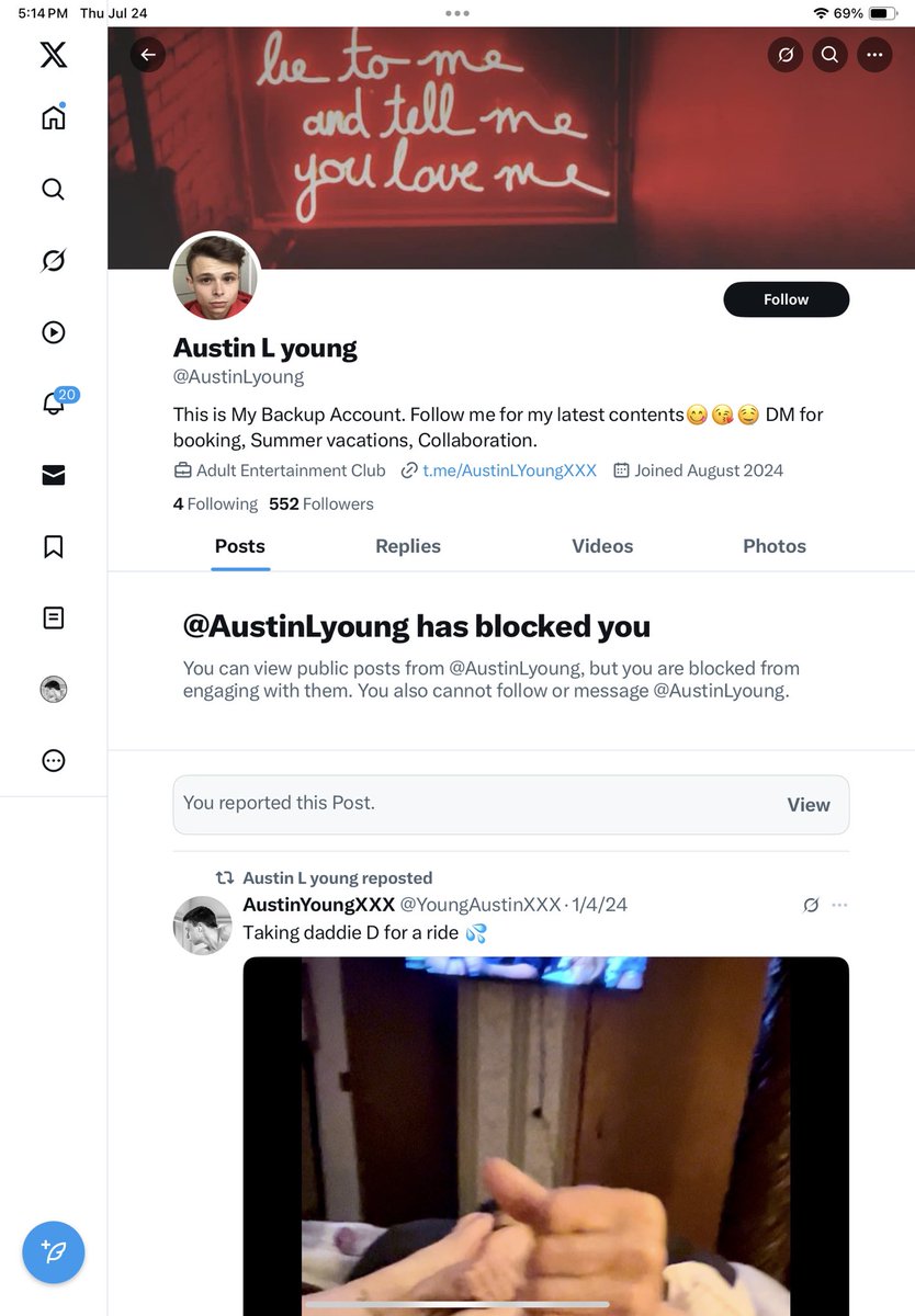 Can you guys report this fake account