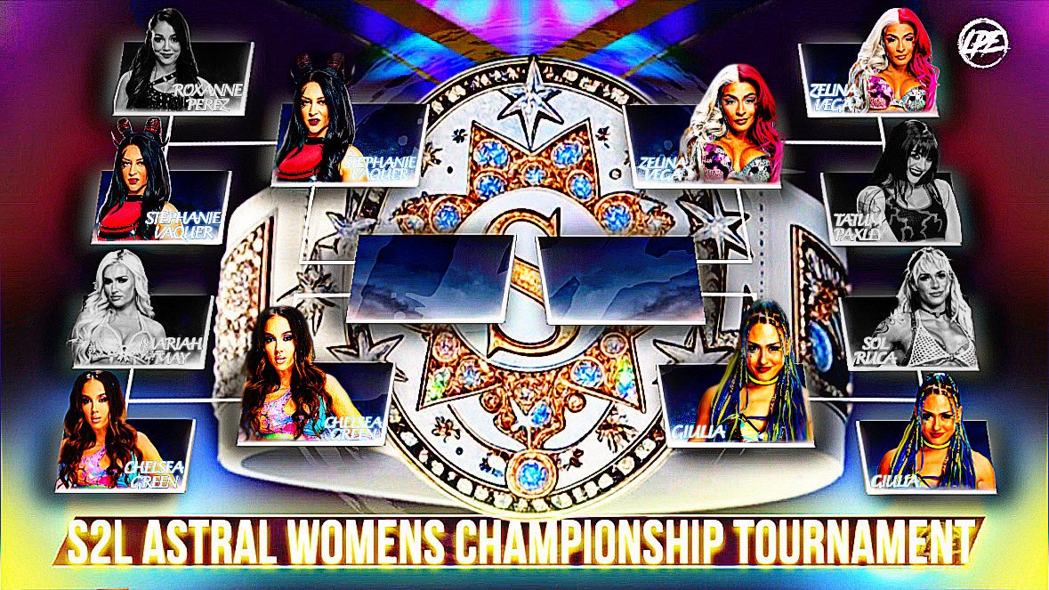 S2lWrestling's tweet image. #S2LAstralWomensChampionship✨
Tournament CONTINUES next week on #S2LEclipse💜🌘✨!!
🌌Stephanie Vaquer @aescado vs Chelsea Green
🌠Zelina Vega vs Giulia @Phenomenal_HKBW
The finalist will face off at #S2LSummerSlam🎆☀️