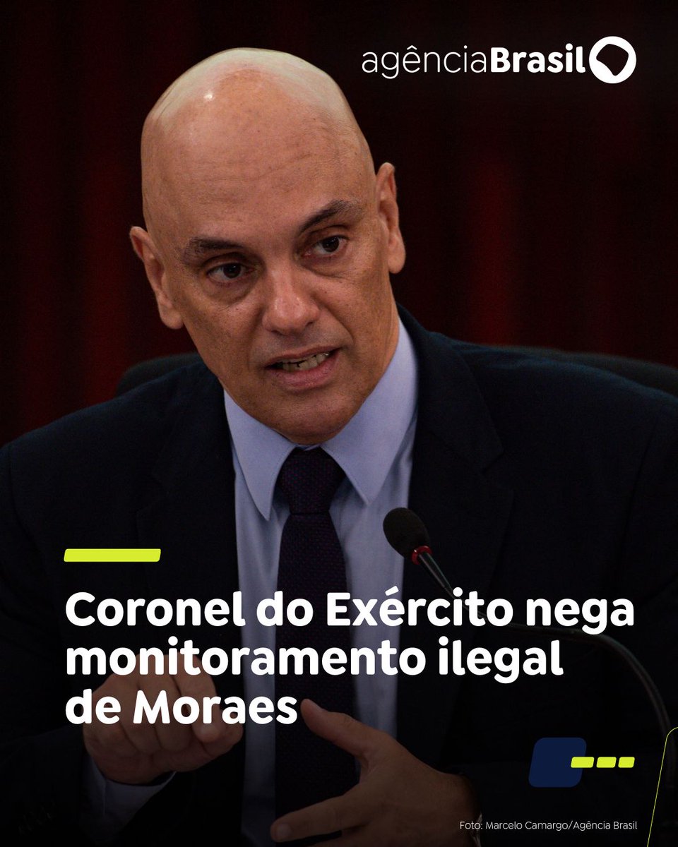 agenciabrasil's tweet image. MONITORAMENTO ILEGAL | O coronel do Exército Marcelo Câmara, ex-assessor de Jair Bolsonaro, negou, nesta quinta-feira (24), ter realizado o monitoramento ilegal do ministro Alexandre de Moraes. Saiba mais no site da Agência Brasil: trk.ebc.com.br/rB85U.