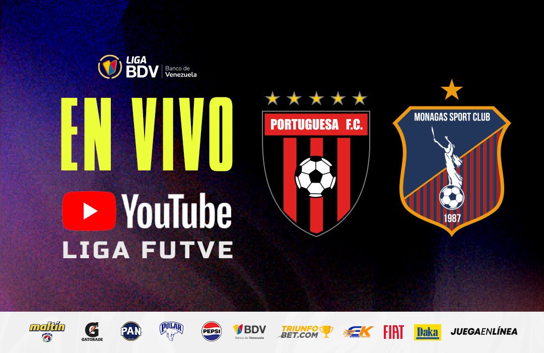 LigaFUTVE's tweet image. ⚔️ • @Portuguesa_FC 🆚 @Monagas_SC
📲 • En vivo: tinyurl.com/557uauc6