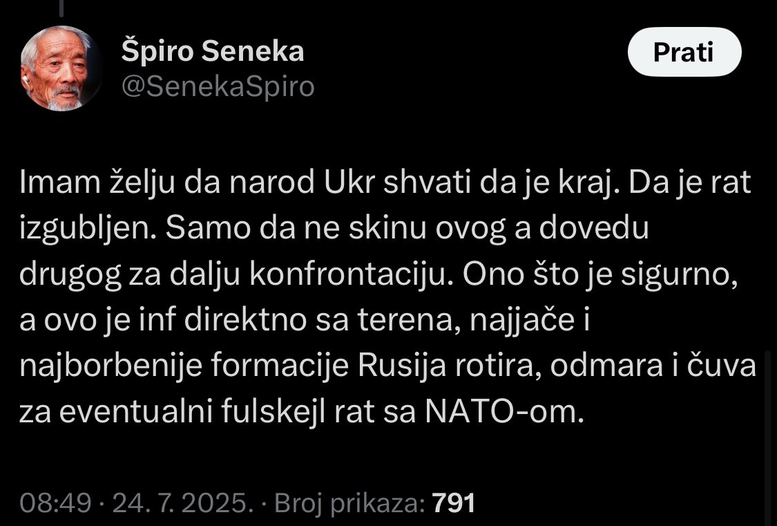 OtacPeranovic13's tweet image. Ovaj je napisao u nekom od twittova kako savetuje Šojgua oko razmeštanja jedinica. Kakvi likovi jbt😂😂❤️