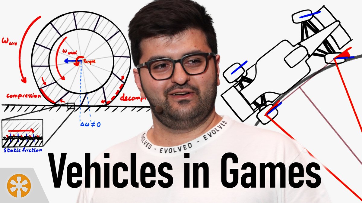 SanderSkjegstad's tweet image. My very good friend @Wassimulator's talk at @BetterSoftwareC is out! Go enjoy it! He breaks down everything needed to program vehicles in games in great digestible detail. Fascinating even if you're not a game dev (yet).
(You might want to become one by the end of it.)