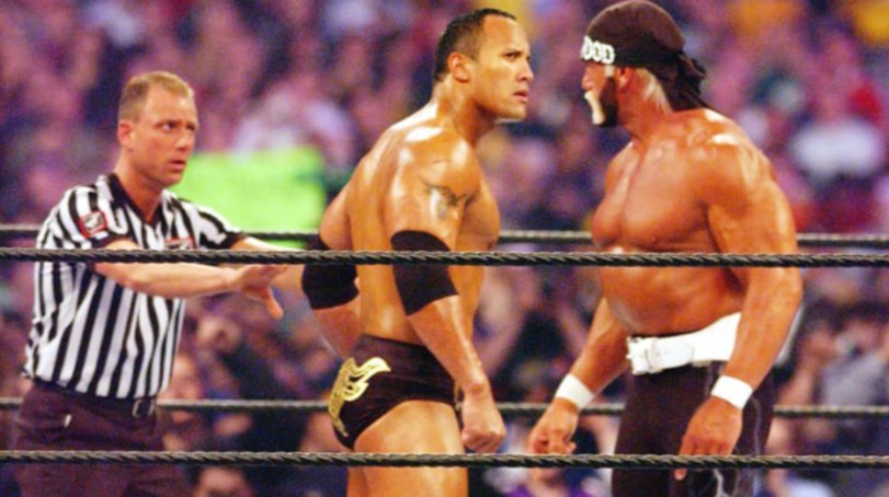 【激レア】WWE ザ・ロックvsハルク・ホーガンNO WAY OUT2003 激レア】WWE ザ・ロックvsハルク・ホーガンNO WAY OUT2003