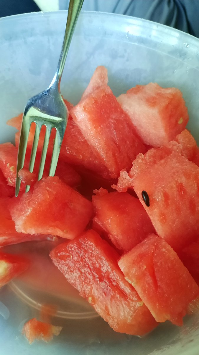 Eating Watermelon on a hot night and cooling my jets