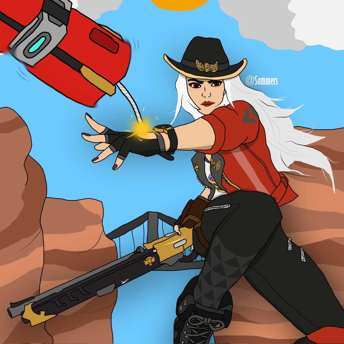 SamTheLucioFan's tweet image. Since that new interaction between Ashe and Cass I have been thinking about my old Ashe drawings. I still kinda like them tbh. 🫣

Should I draw her again?🤔